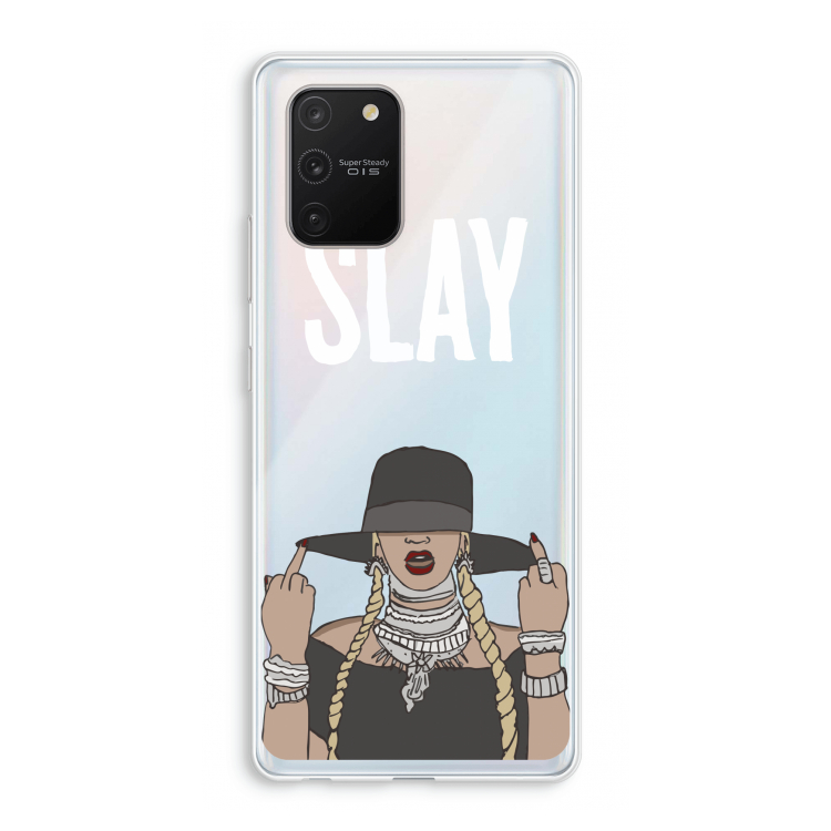Slay All Day: Samsung Galaxy S10 Lite Transparant Hoesje