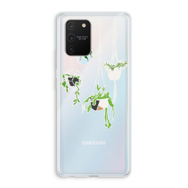 Hang In There: Samsung Galaxy S10 Lite Transparant Hoesje