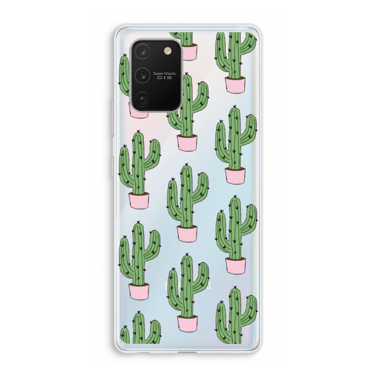Cactus Lover: Samsung Galaxy S10 Lite Transparant Hoesje