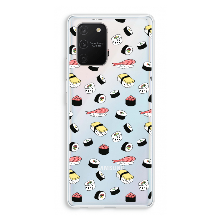 Sushi time: Samsung Galaxy S10 Lite Transparant Hoesje