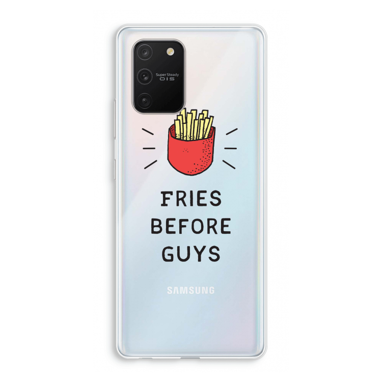 Fries before guys: Samsung Galaxy S10 Lite Transparant Hoesje