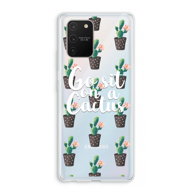 Cactus quote: Samsung Galaxy S10 Lite Transparant Hoesje