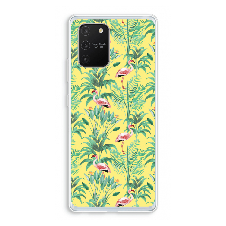 Flamingo party: Samsung Galaxy S10 Lite Transparant Hoesje