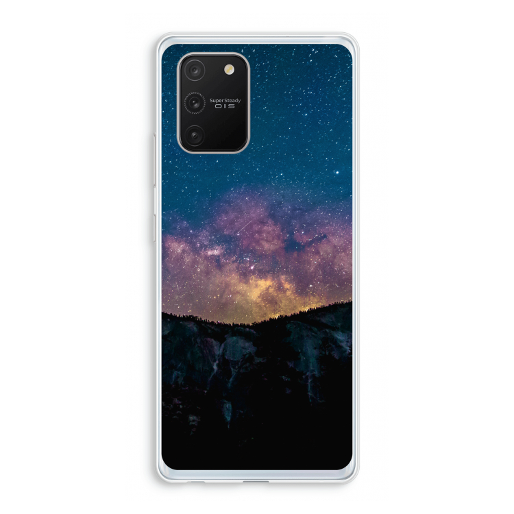 Travel to space: Samsung Galaxy S10 Lite Transparant Hoesje