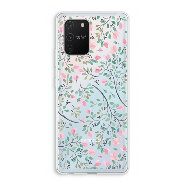 Sierlijke bloemen: Samsung Galaxy S10 Lite Transparant Hoesje