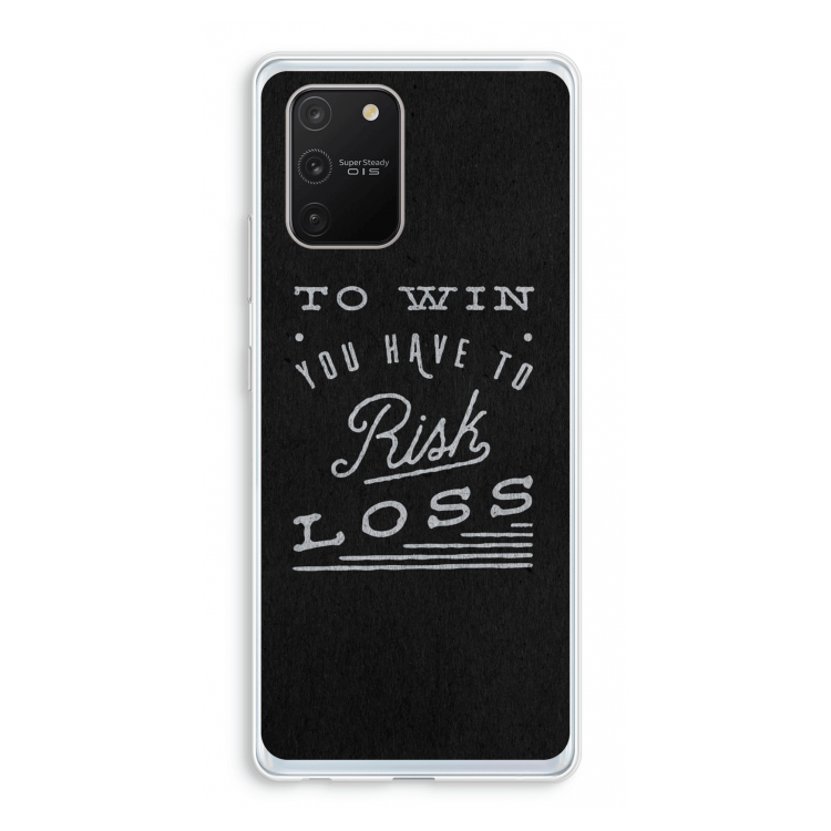 Risk loss: Samsung Galaxy S10 Lite Transparant Hoesje