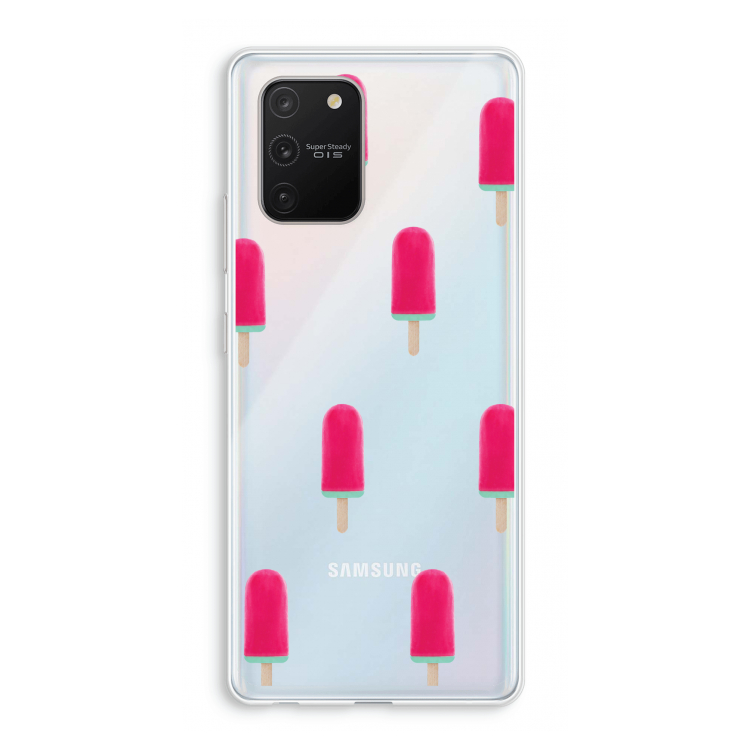 Waterijsje: Samsung Galaxy S10 Lite Transparant Hoesje