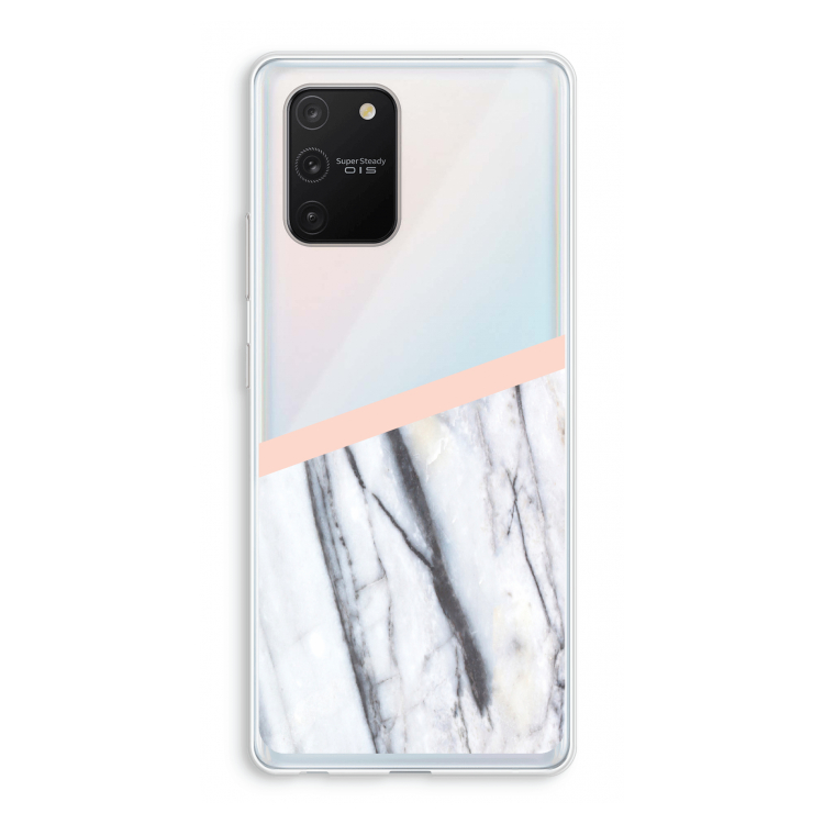 A touch of peach: Samsung Galaxy S10 Lite Transparant Hoesje