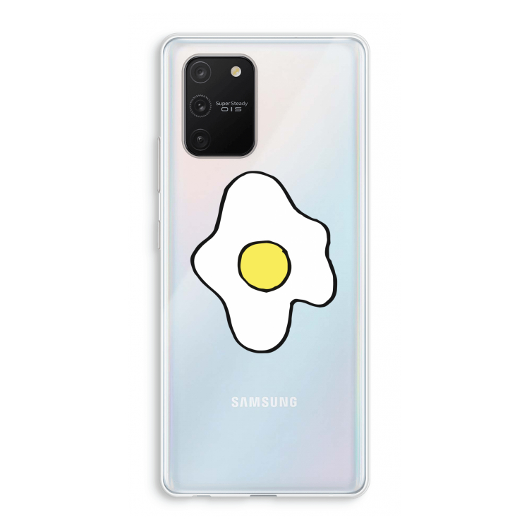 Spiegelei: Samsung Galaxy S10 Lite Transparant Hoesje