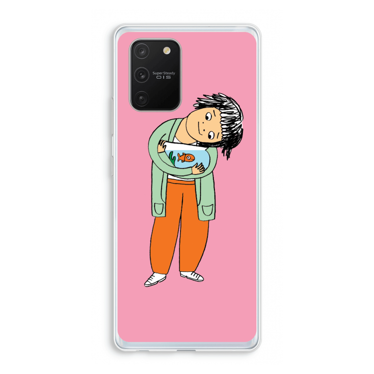 Visknuffel: Samsung Galaxy S10 Lite Transparant Hoesje