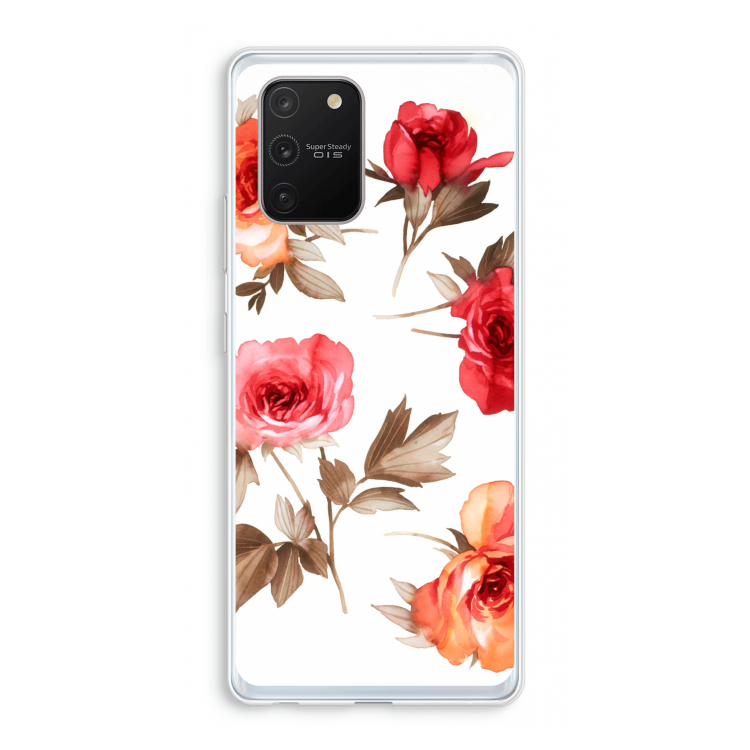 Roosjes: Samsung Galaxy S10 Lite Transparant Hoesje
