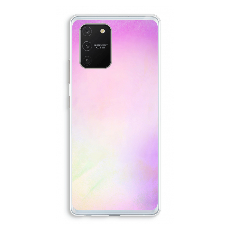 Flow mist pastel: Samsung Galaxy S10 Lite Transparant Hoesje