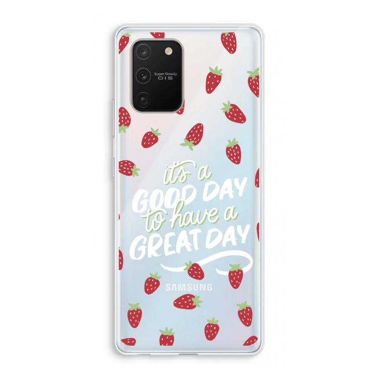 Don't forget to have a great day: Samsung Galaxy S10 Lite Transparant Hoesje