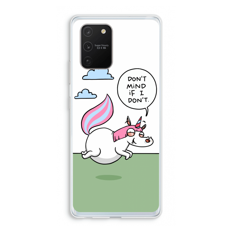 Unicorn: Samsung Galaxy S10 Lite Transparant Hoesje