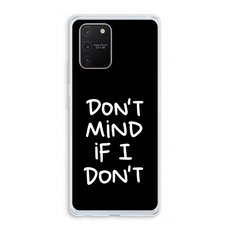Don't Mind: Samsung Galaxy S10 Lite Transparant Hoesje