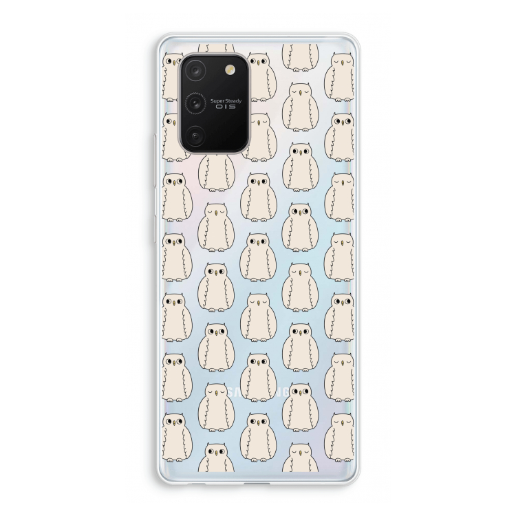 Uilen: Samsung Galaxy S10 Lite Transparant Hoesje