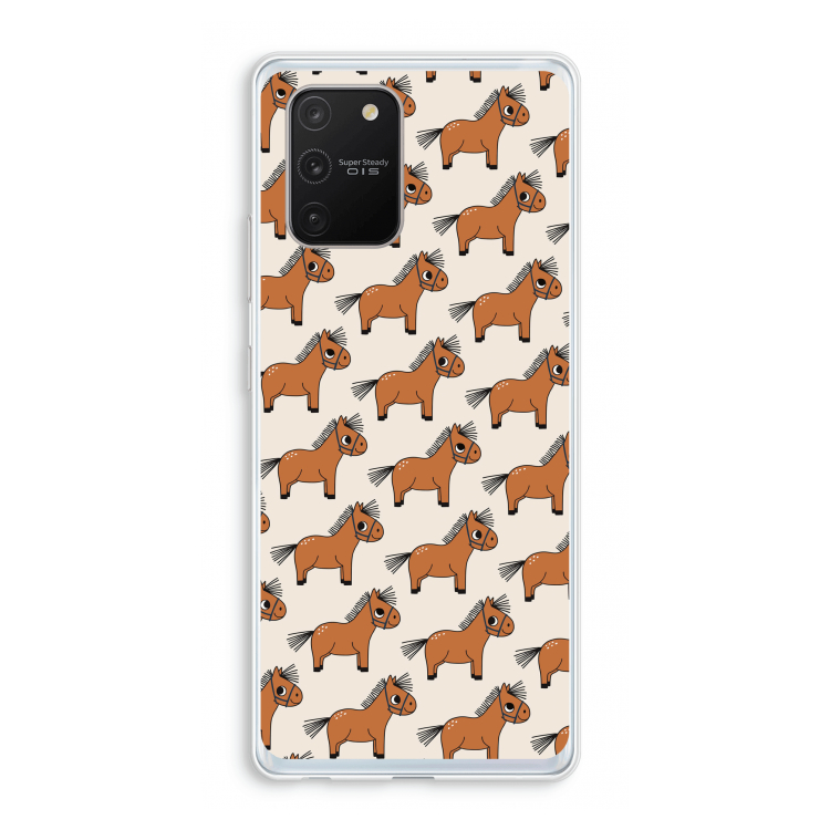 Pony: Samsung Galaxy S10 Lite Transparant Hoesje