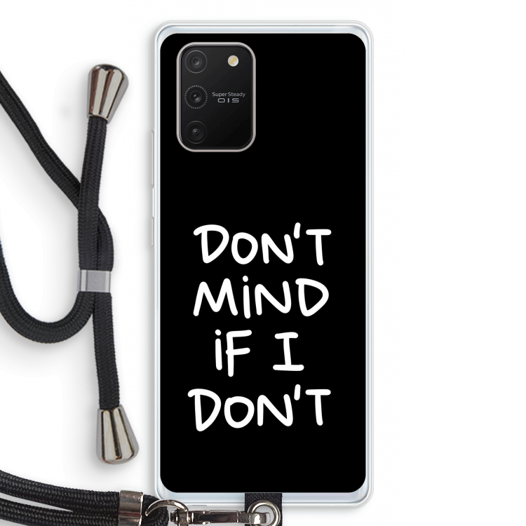 Don't Mind: Samsung Galaxy S10 Lite Transparant Hoesje met koord