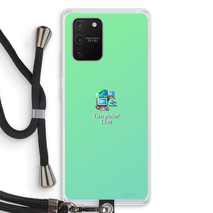 Win98: Samsung Galaxy S10 Lite Transparant Hoesje met koord