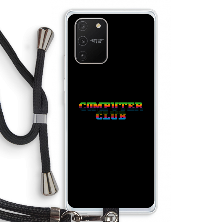 Retro: Samsung Galaxy S10 Lite Transparant Hoesje met koord
