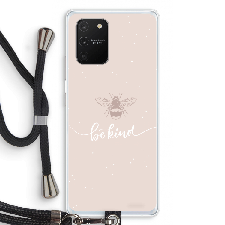 Be(e) kind: Samsung Galaxy S10 Lite Transparant Hoesje met koord