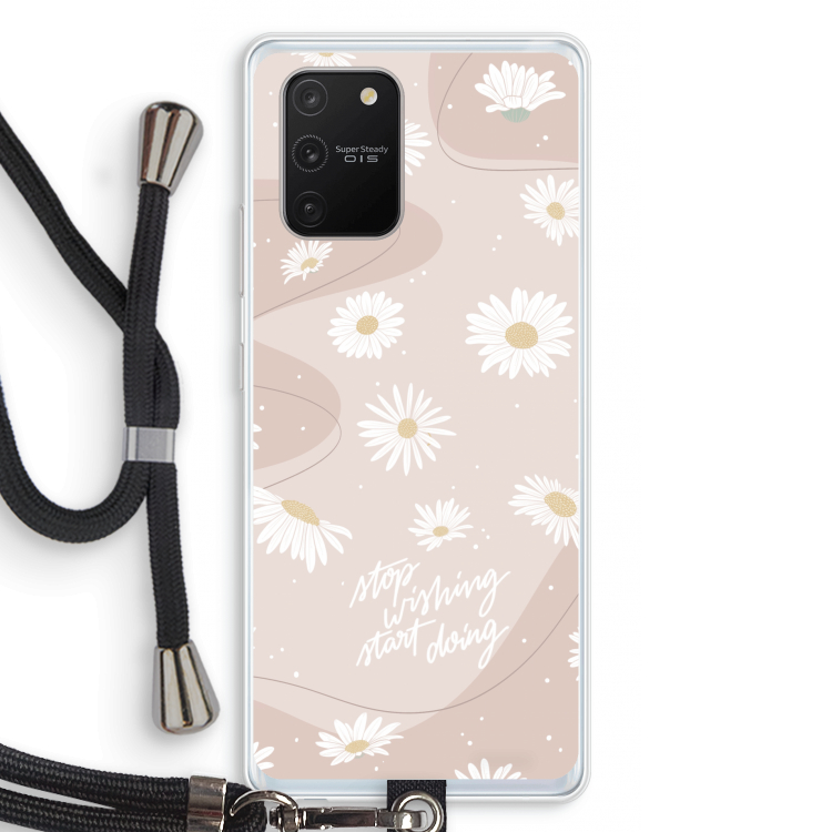 Daydreaming becomes reality: Samsung Galaxy S10 Lite Transparant Hoesje met koord