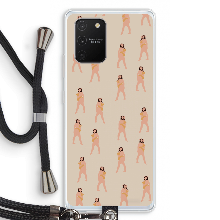 You're so golden: Samsung Galaxy S10 Lite Transparant Hoesje met koord
