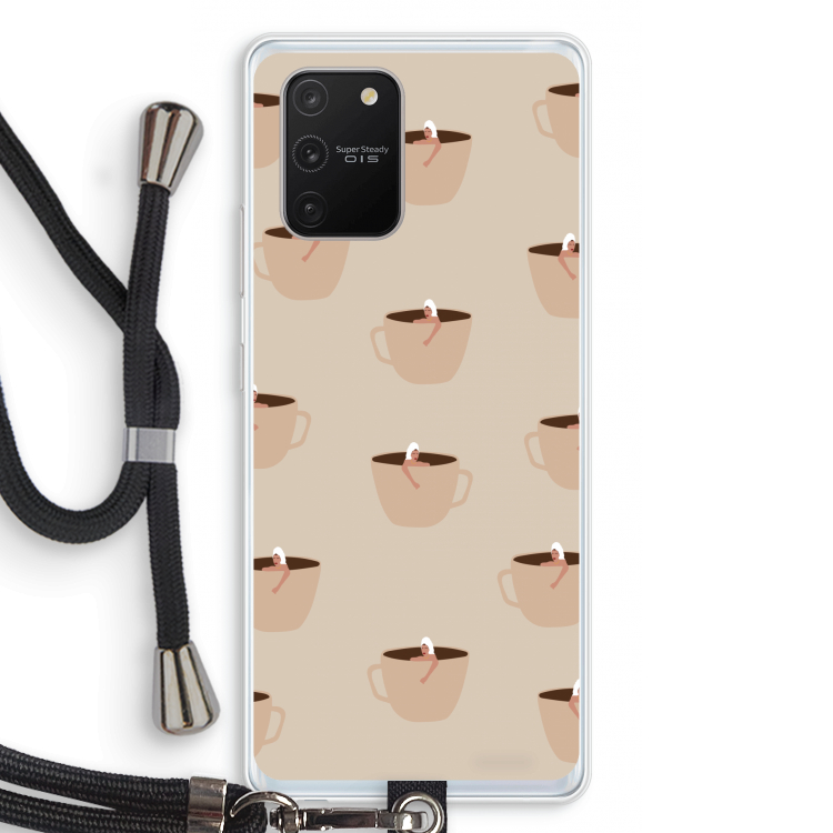 Morning coffee: Samsung Galaxy S10 Lite Transparant Hoesje met koord