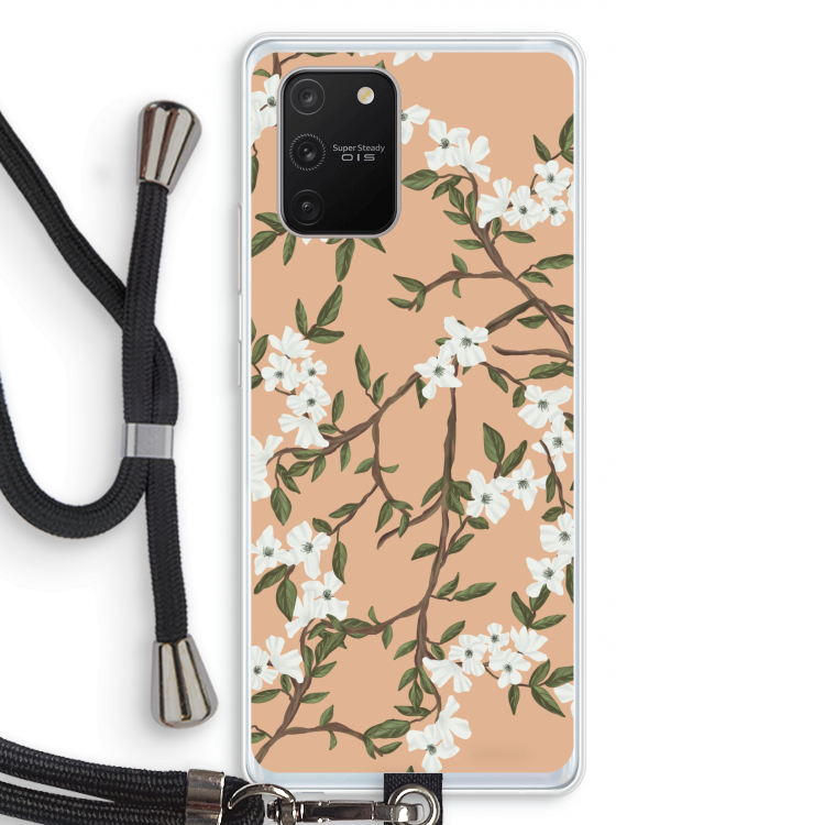 Blossoming spring: Samsung Galaxy S10 Lite Transparant Hoesje met koord
