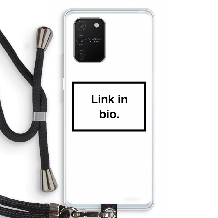 Link in bio: Samsung Galaxy S10 Lite Transparant Hoesje met koord