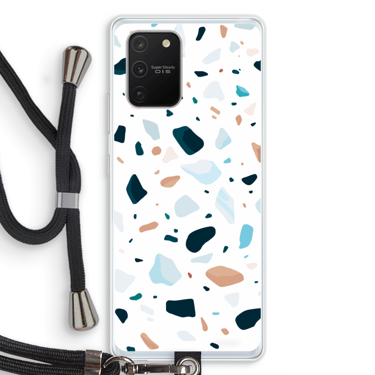Terrazzo N°13: Samsung Galaxy S10 Lite Transparant Hoesje met koord