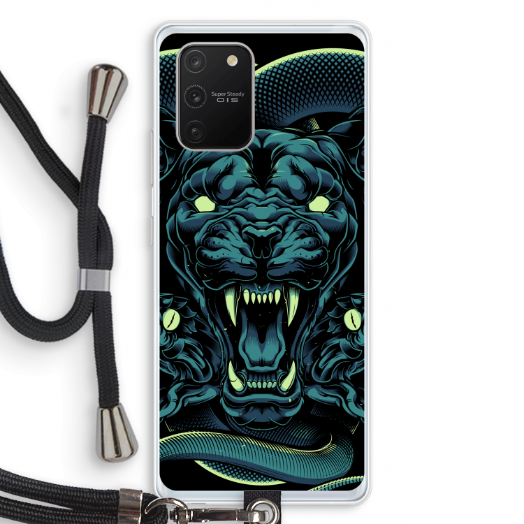 Cougar and Vipers: Samsung Galaxy S10 Lite Transparant Hoesje met koord