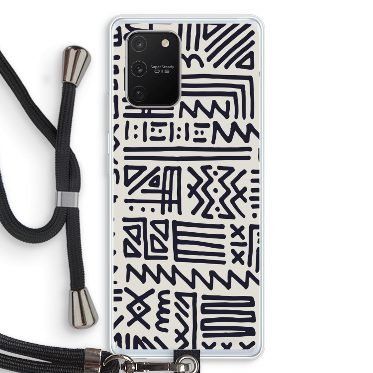 Marrakech print: Samsung Galaxy S10 Lite Transparant Hoesje met koord