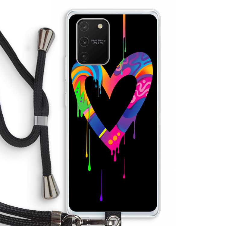 Melts My Heart: Samsung Galaxy S10 Lite Transparant Hoesje met koord
