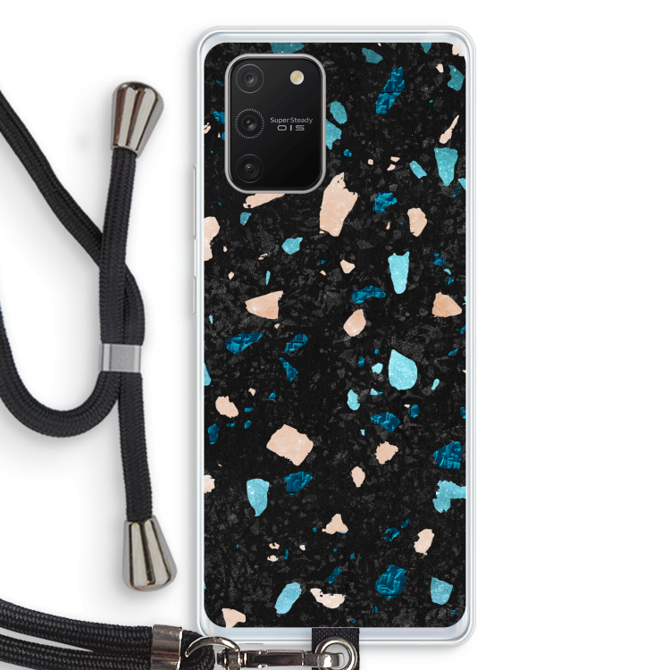 Terrazzo N°11: Samsung Galaxy S10 Lite Transparant Hoesje met koord