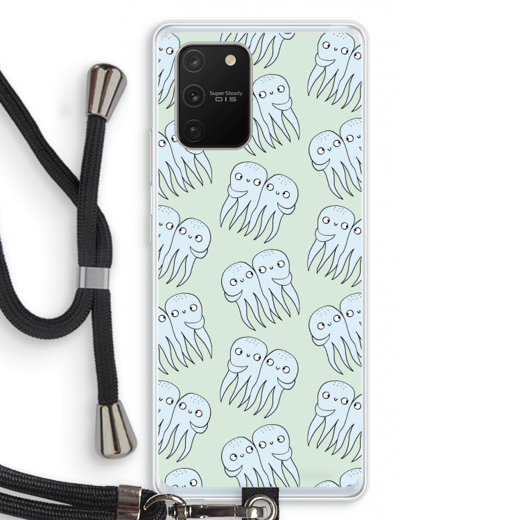 Octopussen: Samsung Galaxy S10 Lite Transparant Hoesje met koord