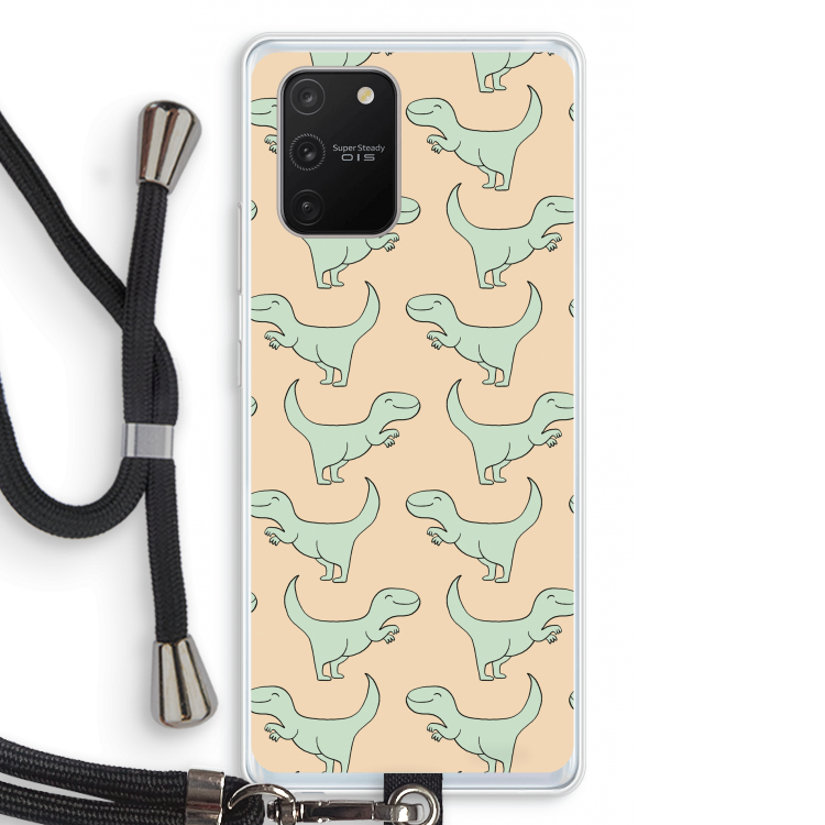 Dinos: Samsung Galaxy S10 Lite Transparant Hoesje met koord