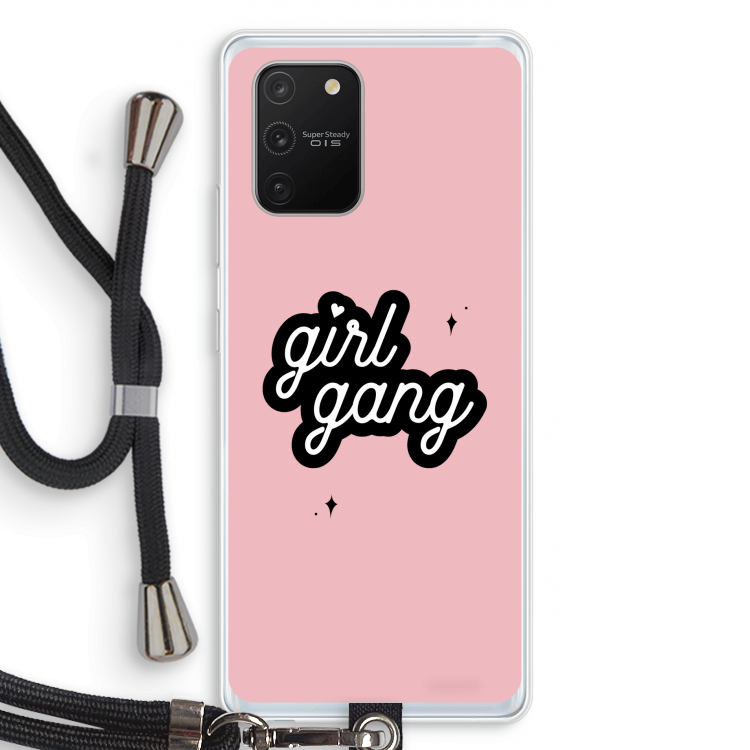 Girl Gang: Samsung Galaxy S10 Lite Transparant Hoesje met koord