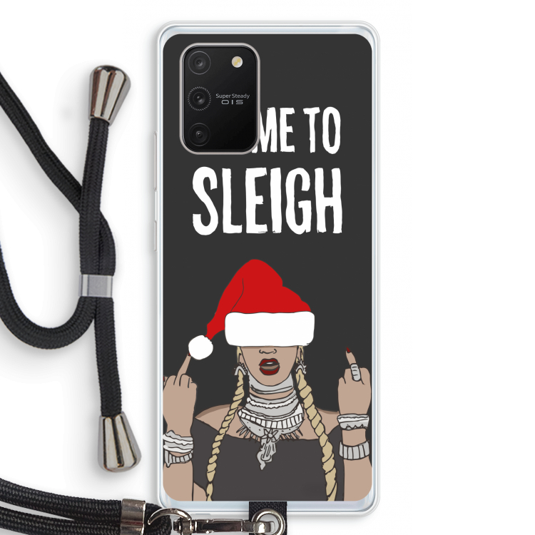 Came To Sleigh: Samsung Galaxy S10 Lite Transparant Hoesje met koord