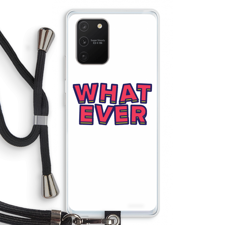 Whatever: Samsung Galaxy S10 Lite Transparant Hoesje met koord
