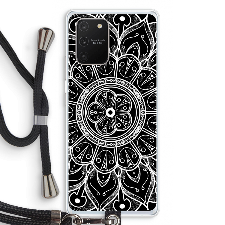 Roses Are Red: Samsung Galaxy S10 Lite Transparant Hoesje met koord