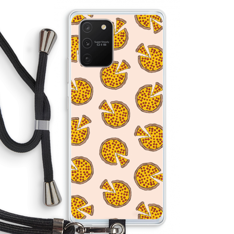 You Had Me At Pizza: Samsung Galaxy S10 Lite Transparant Hoesje met koord