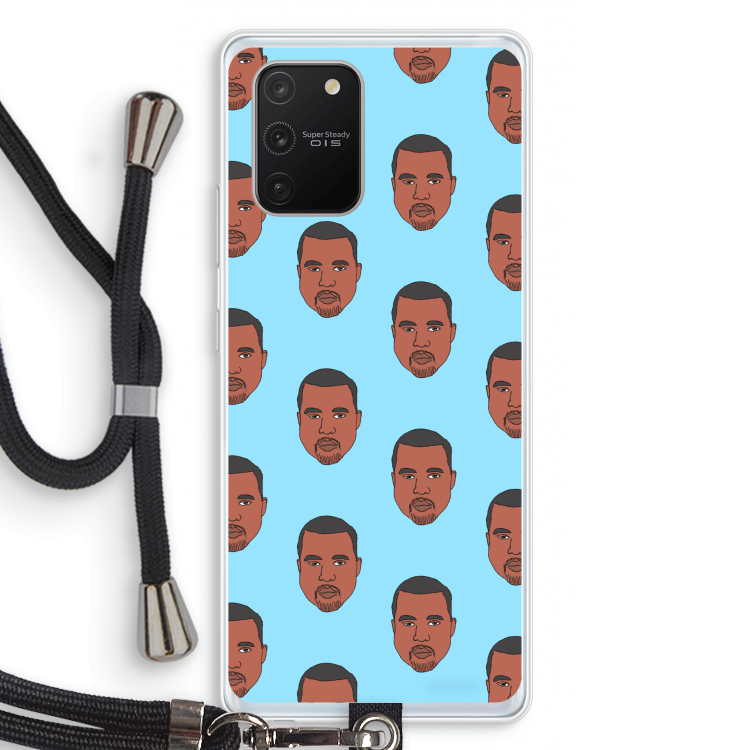 Kanye Call Me?: Samsung Galaxy S10 Lite Transparant Hoesje met koord