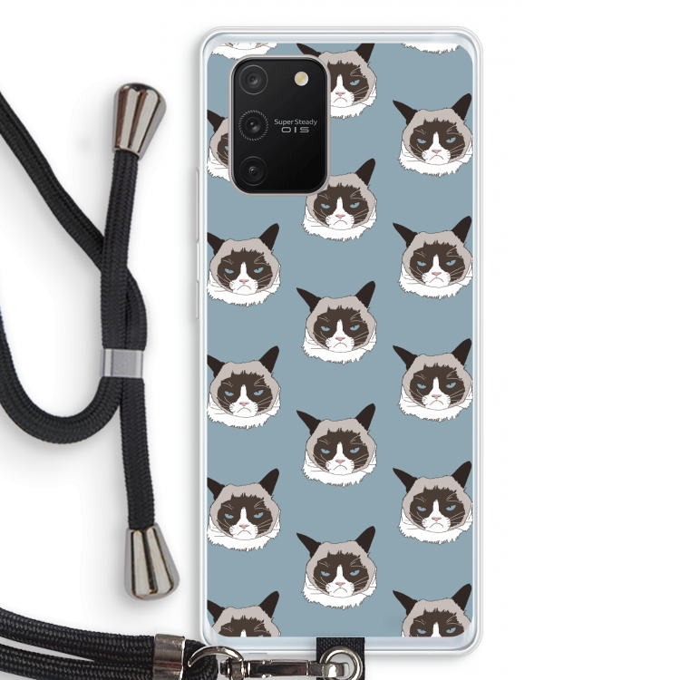 It's a Purrr Case: Samsung Galaxy S10 Lite Transparant Hoesje met koord