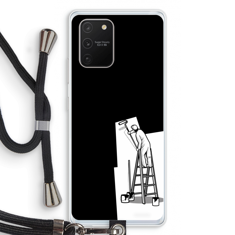 Musketon Painter: Samsung Galaxy S10 Lite Transparant Hoesje met koord