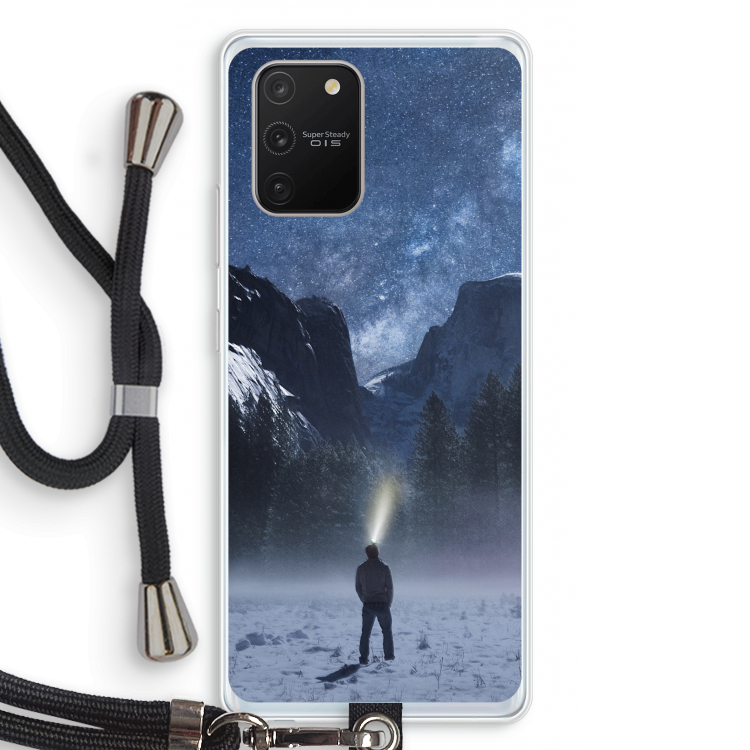 Wanderlust: Samsung Galaxy S10 Lite Transparant Hoesje met koord
