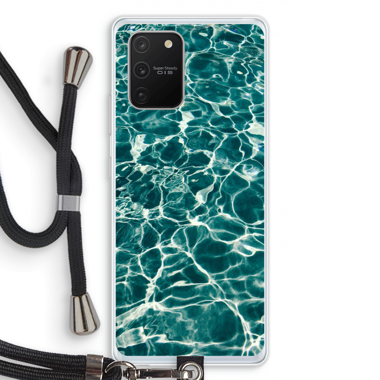 Weerkaatsing water: Samsung Galaxy S10 Lite Transparant Hoesje met koord