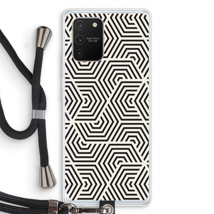 Magic pattern: Samsung Galaxy S10 Lite Transparant Hoesje met koord