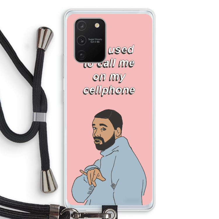 Hotline bling: Samsung Galaxy S10 Lite Transparant Hoesje met koord