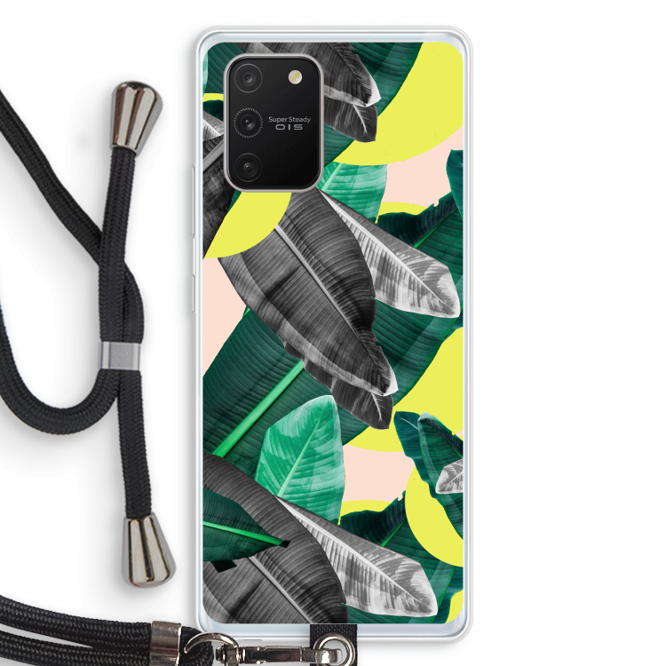 Fantasie jungle: Samsung Galaxy S10 Lite Transparant Hoesje met koord